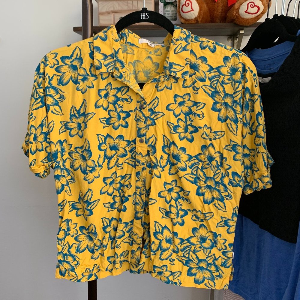 Vans Matching Yellow Hawaiian Set